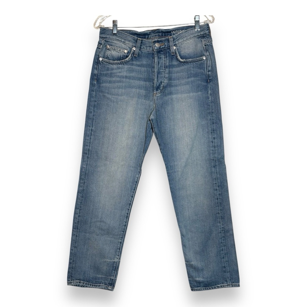 Outerknown Jeans Womens 26 SEA Local Straight Fit Leg Denim‎ Blue Zipper